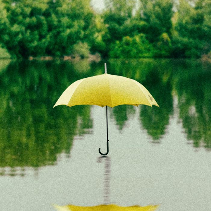 Regenschirm für Bielefeld