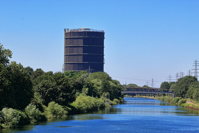 standort- gasometer. Dachdecker Oberhausen